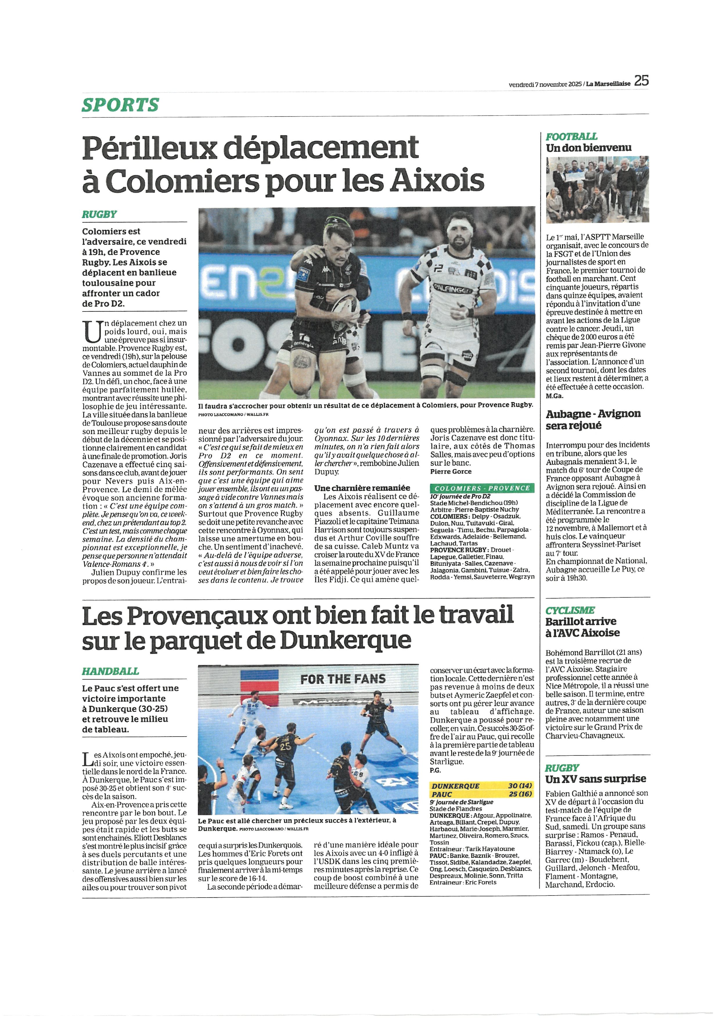 MARSEILLAISE DU 7 NOVEMBRE