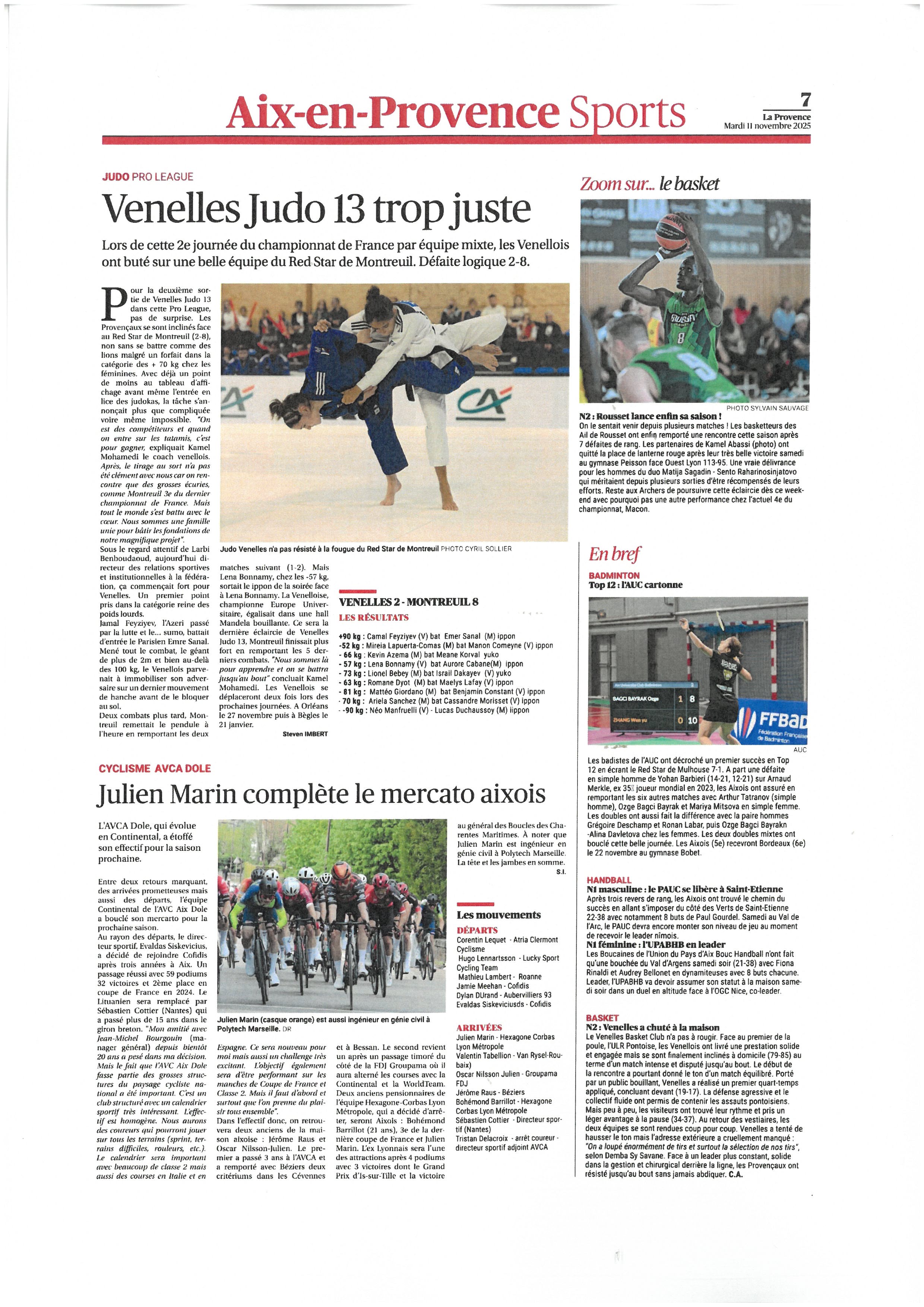 PROVENCE DU 11 NOVEMBRE