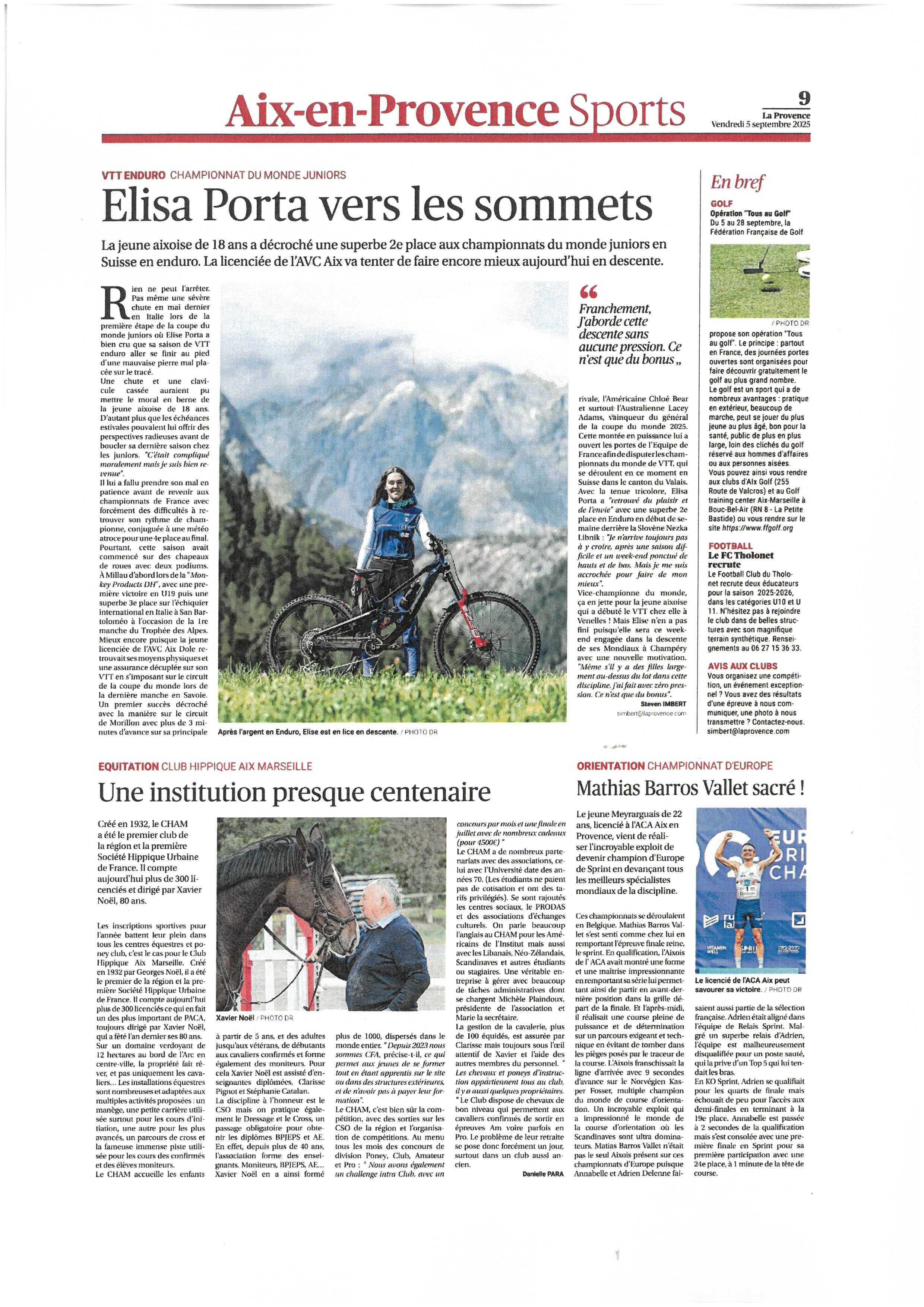 PROVENCE DU 5 SEPTEMBRE