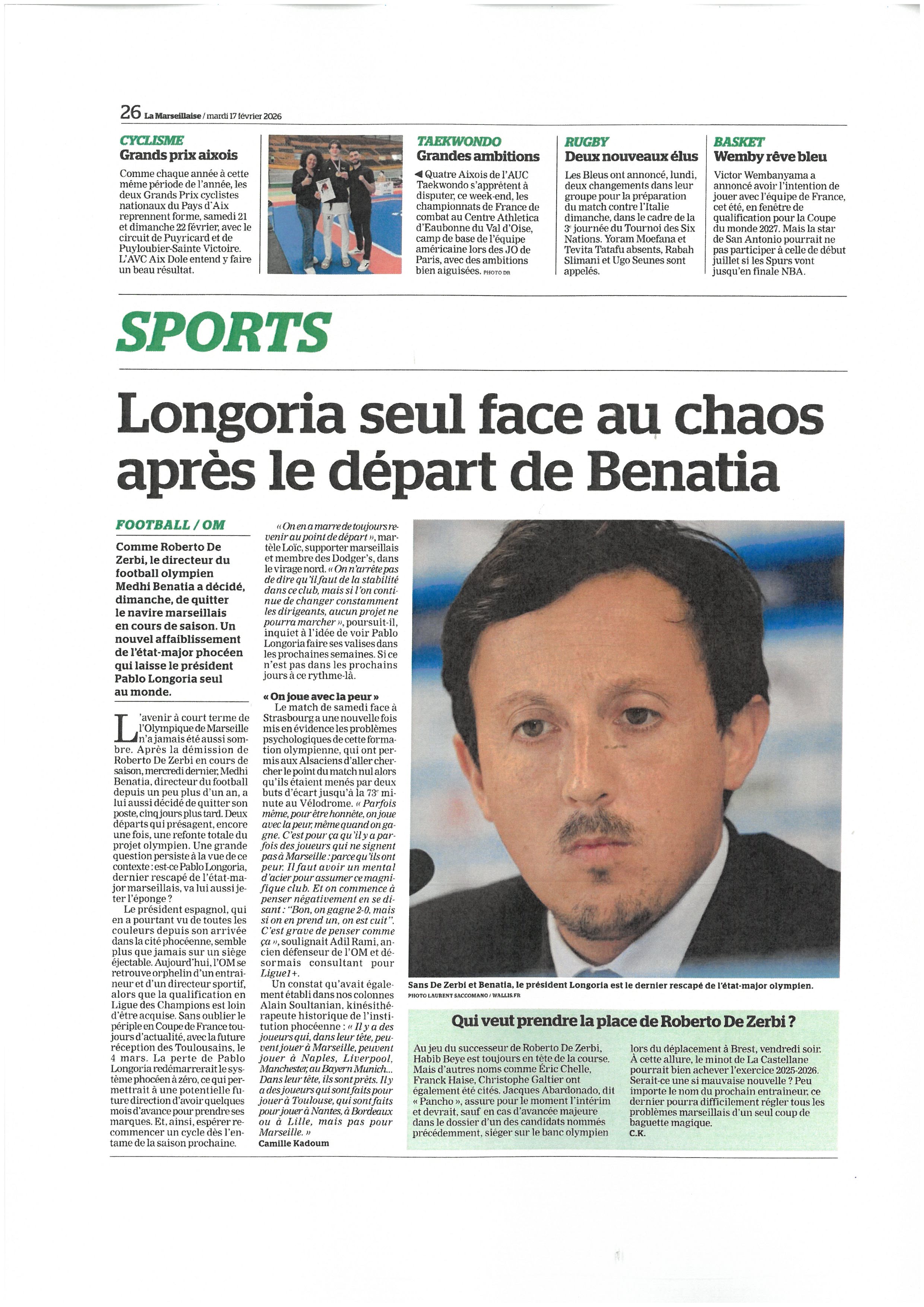 MARSEILLAISE DU 17 FEVRIER