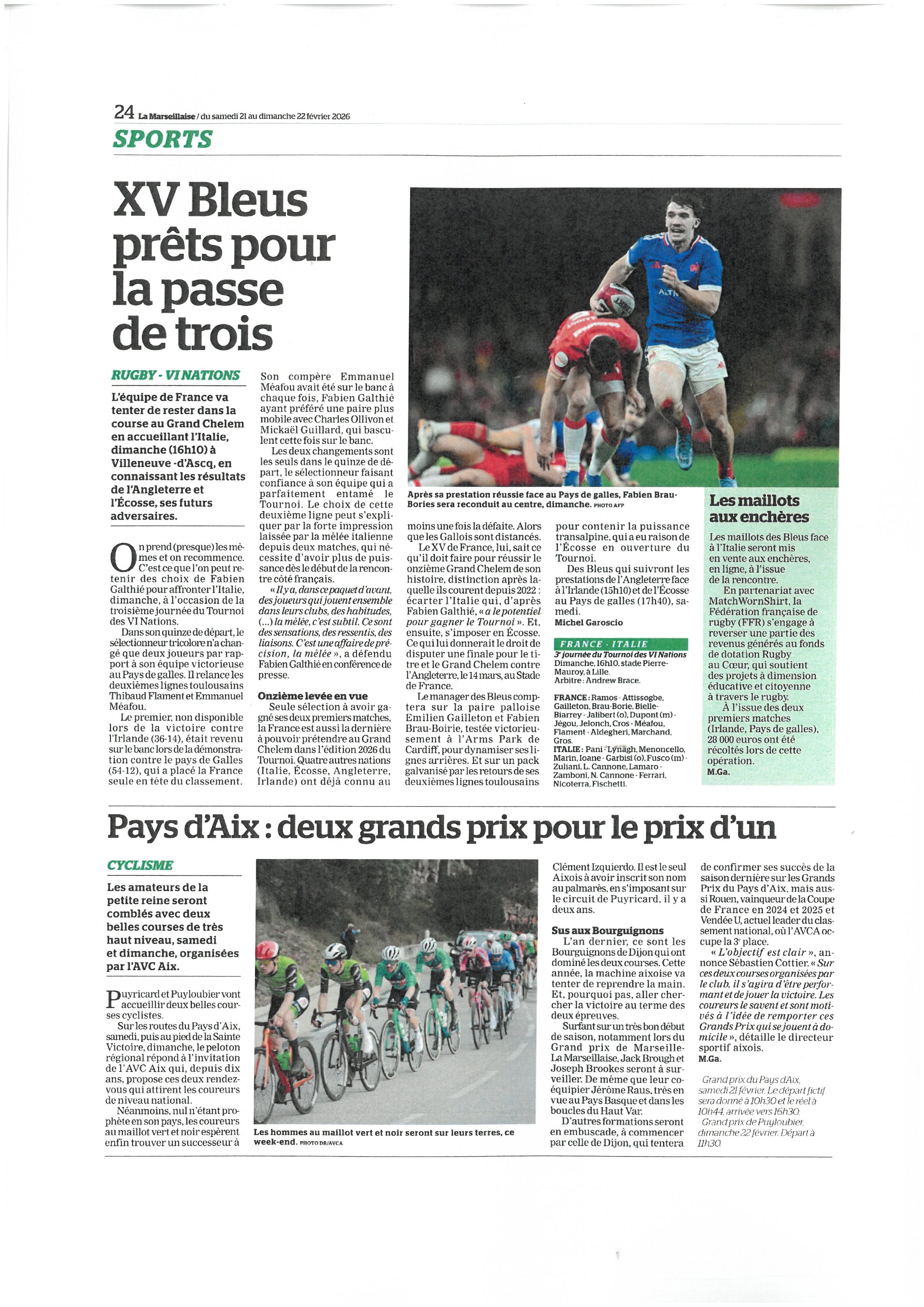 MARSEILLAISE DU 21 FEVRIER