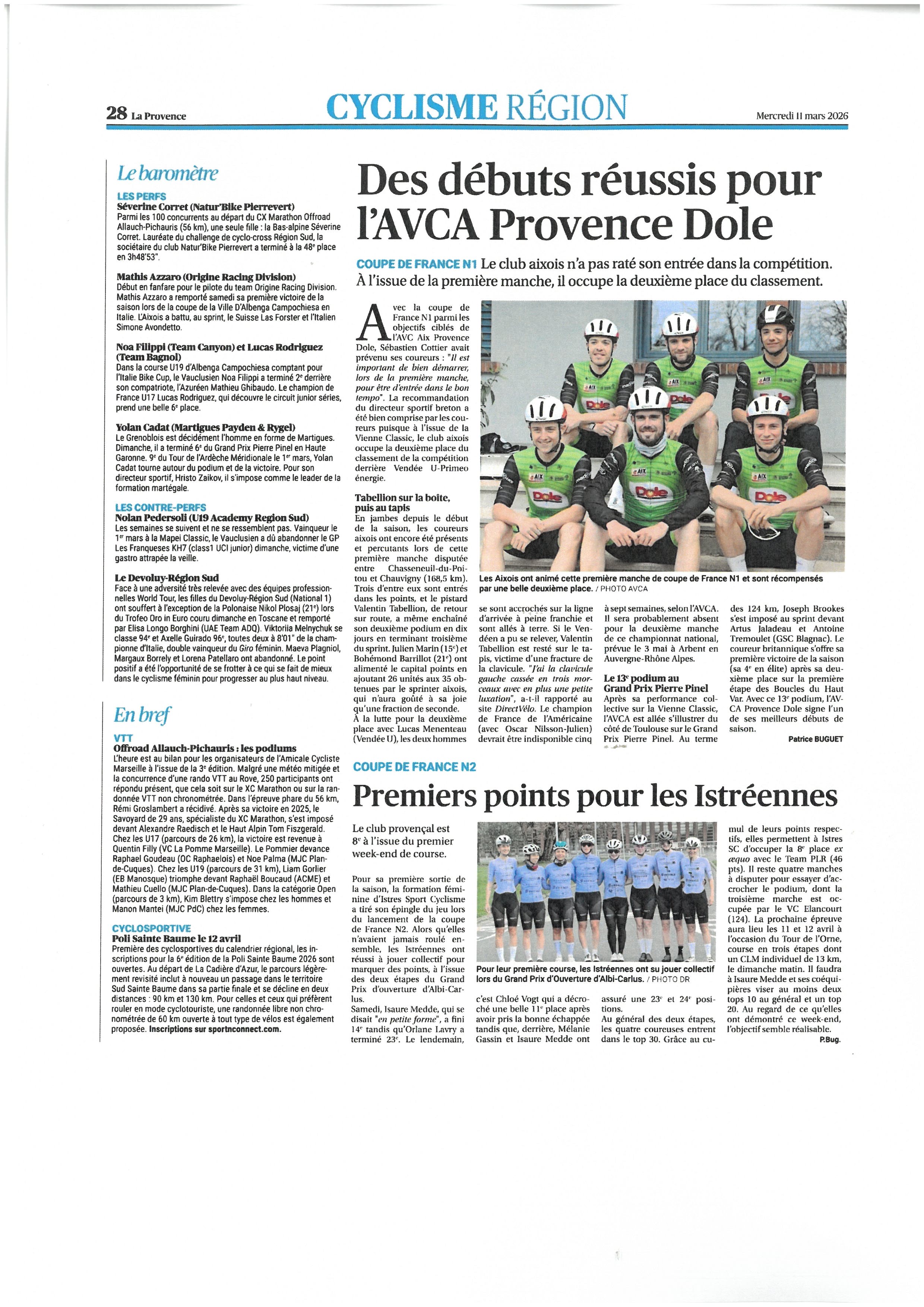 PROVENCE DU 11 MARS 2