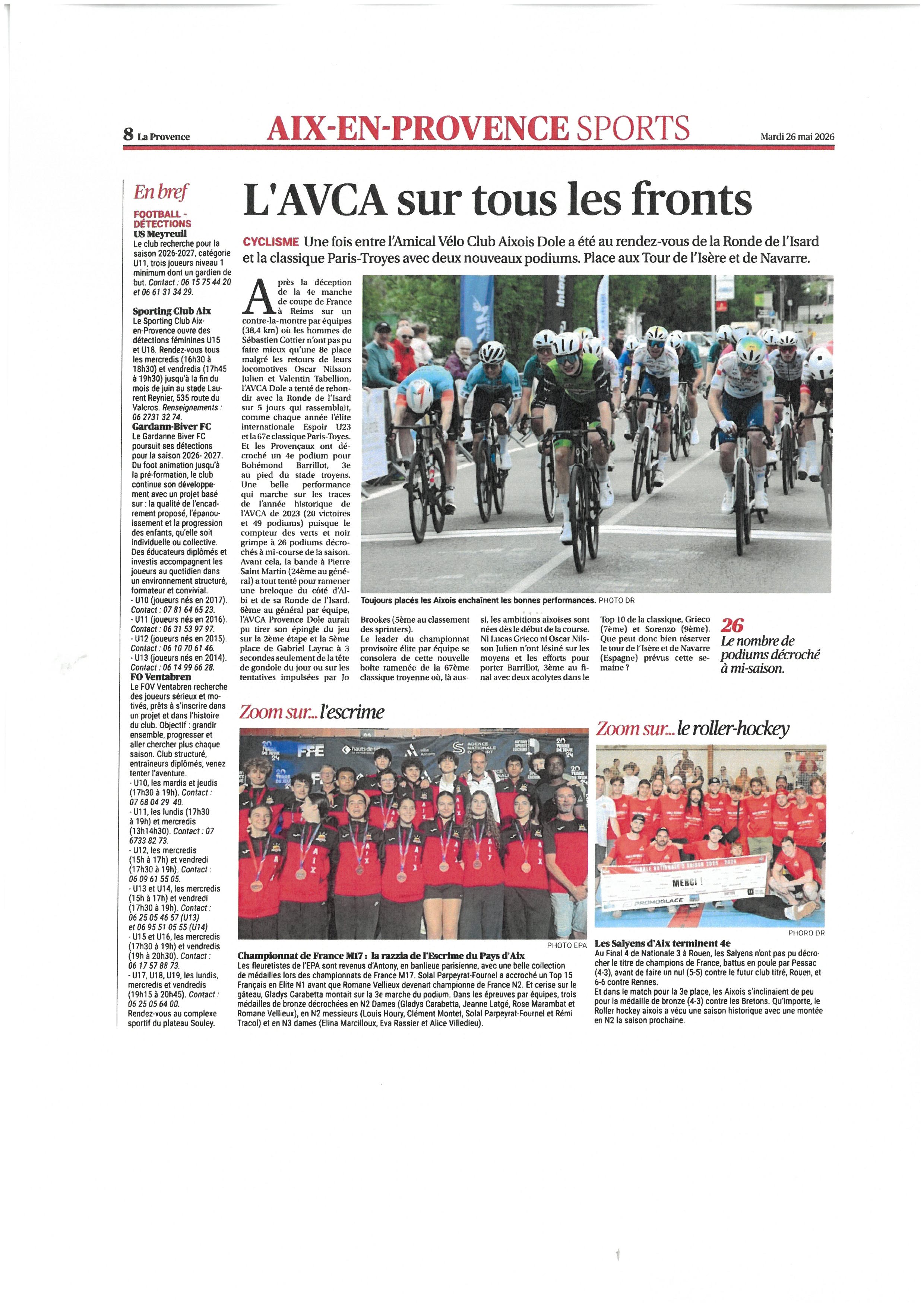PROVENCE DU 26 MAI