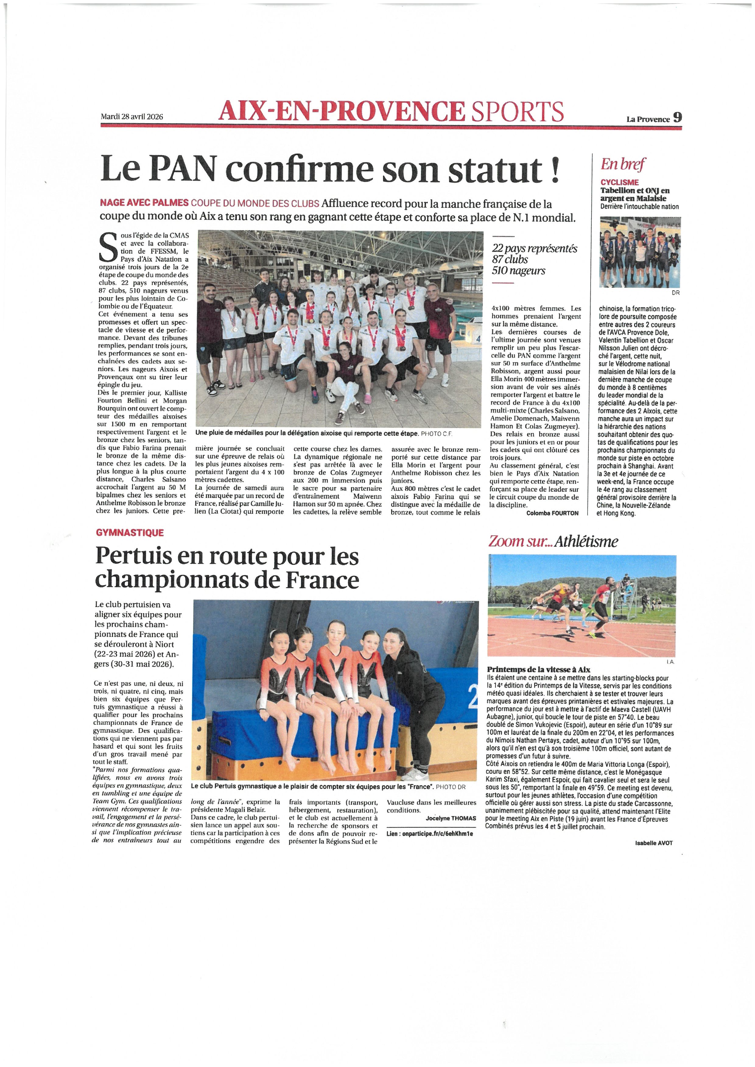 PROVENCE DU 28 AVRIL