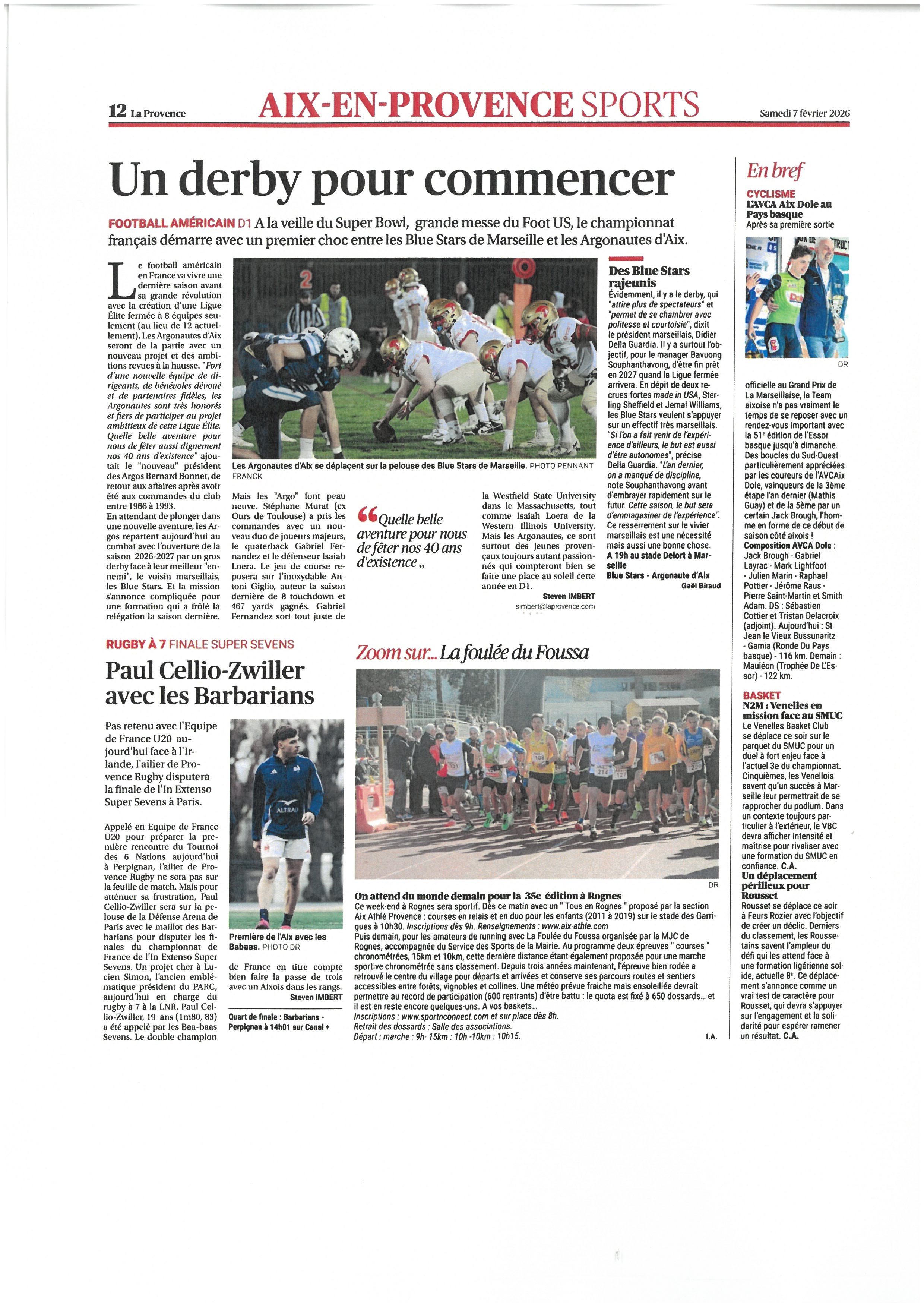 PROVENCE DU 7 FEVRIER