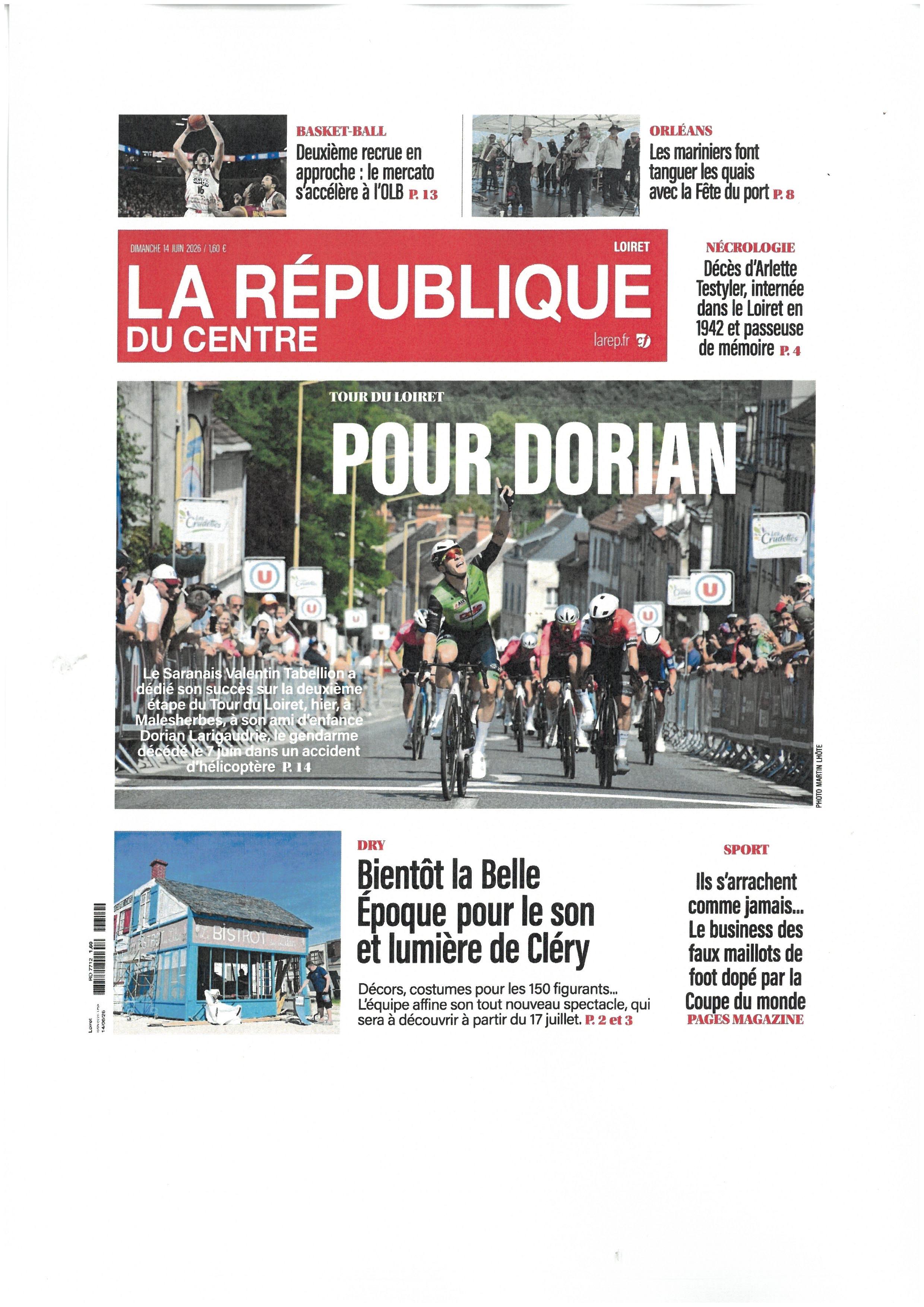 UNE REPUBLIQUE DU CENTRE DU 14 JUIN